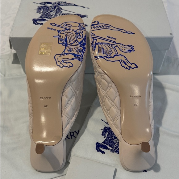 Burberry EKD Kitten Heel Mule. Ladies 8-8.5. Eu 39 - Picture 12 of 16